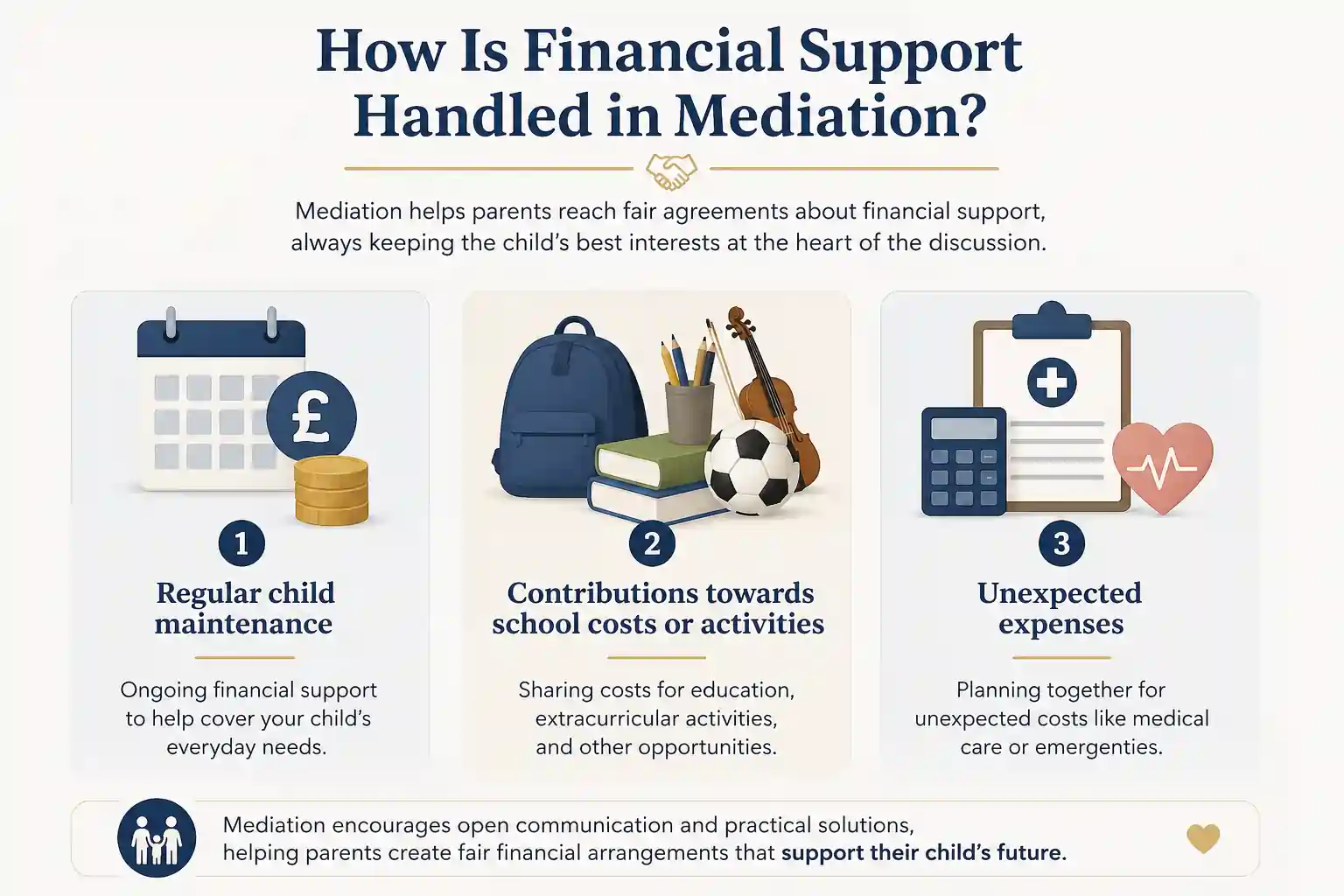 How Is Financial Support Handled in Mediation Ashington
